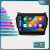 OSSURET Carplay 4G LTE 2 Din Android 12 автомобильный радиоприемник мультимедиа видеоплеер для Hyundai Santa Fe 3 2013-2017 IX45 навигация интеллектуальная RDS GPS стерео