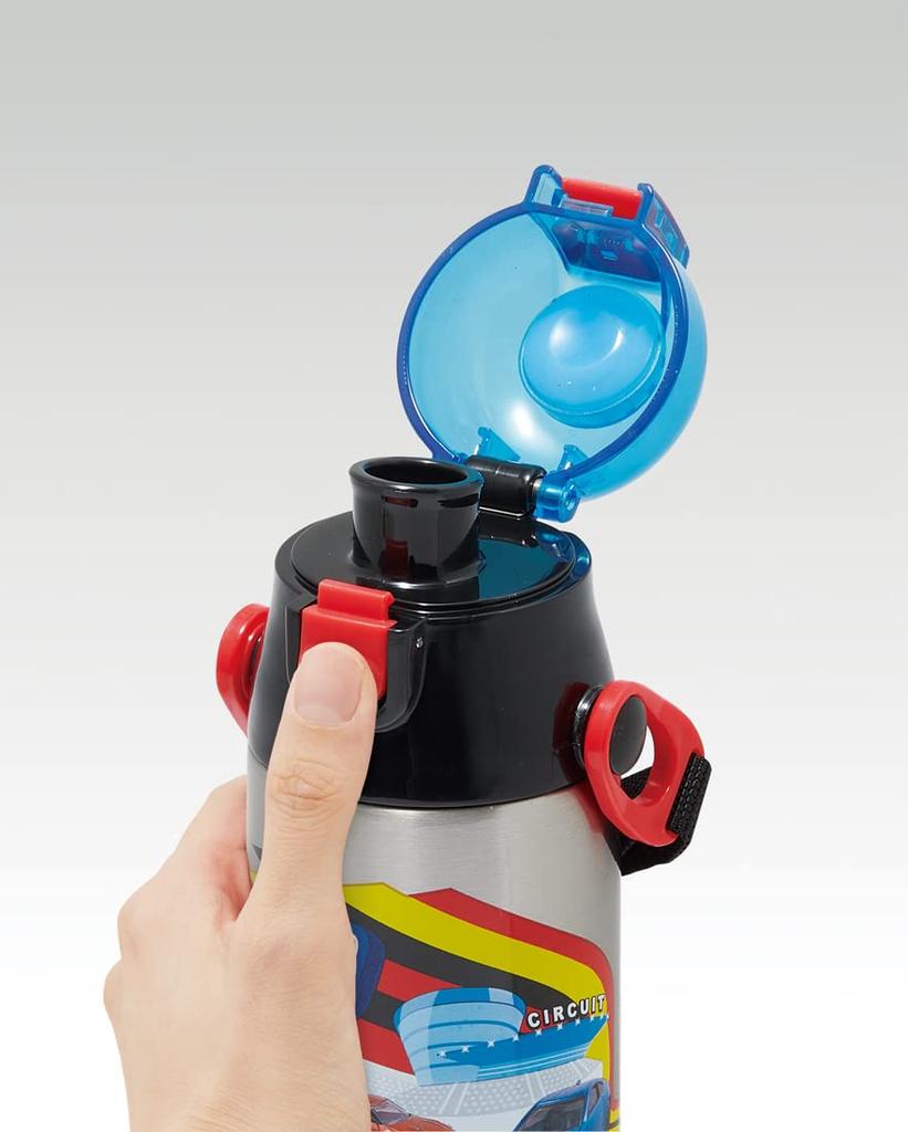 Skater Бутылка для воды из нержавеющей стали для питья 580 мл, чашка для питья 570 мл, легкая бутылка для воды для мальчиков Tomica 23, спортивная бутылка для милых детей