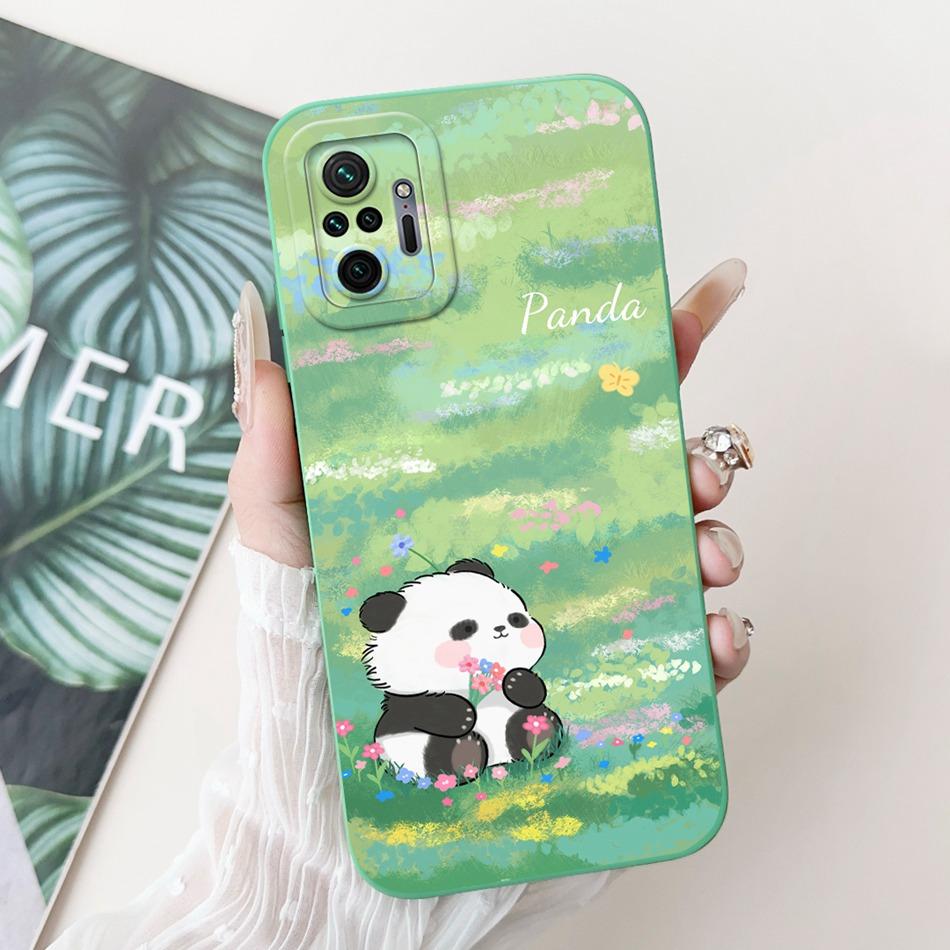 For Xiaomi Redmi Note 10 Pro Cute Panda Rabbit Cartoon Soft Silicone Case For Redmi Note 10 Pro 4G Shockproof Phone Cases
