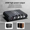ST-838 2.1-канальный HiFi усилитель мощности, регулировка низких и высоких частот, стерео усилитель звука 80 Вт * 2, мини-мультимедийный плеер