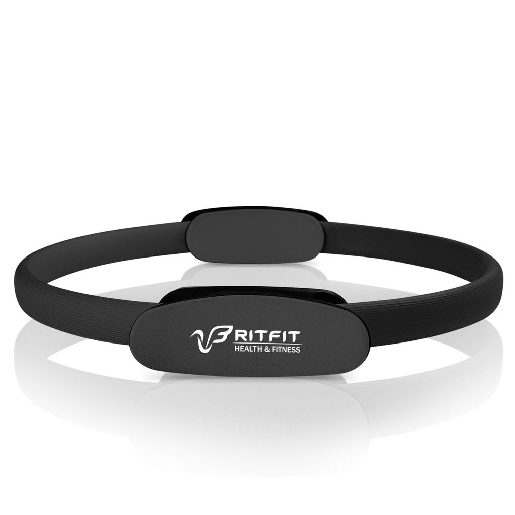 RITFIT Пилатес кольцо Тренировочное кольцо Упражнения Кольцо для йоги Тренажер (черный)