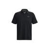 Iso Chill Logo Print Short Sleeve Polo Men Tops Black 1377364-001