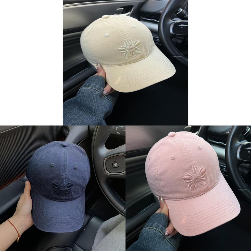 Classic Cotton Embroidered Baseball Cap With Adjustable Fit For Daily Outdoor Sun Protection