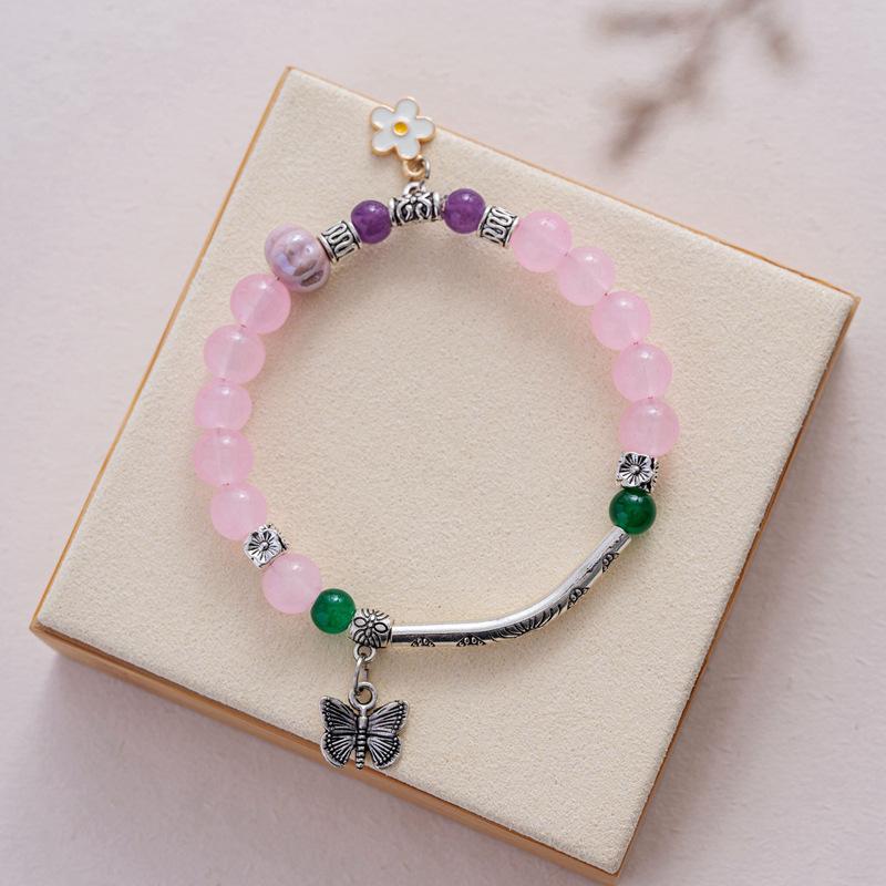 10 мм керамические украшения конфетного цвета полный браслет из бусин эластичный браслет в старинном стиле