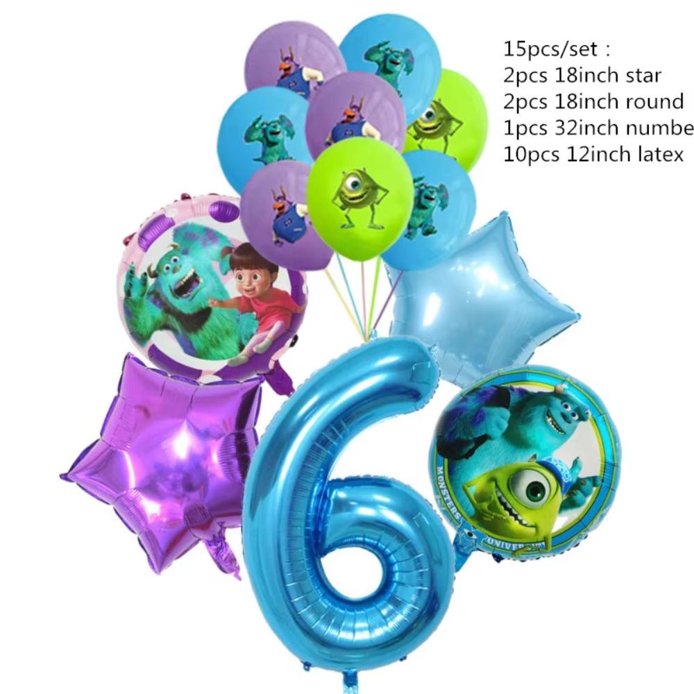 Cartoon Monster University Party Tablecloth Kids Boys Birthday Party Decor Disposable Tableware TableCover Supplies
