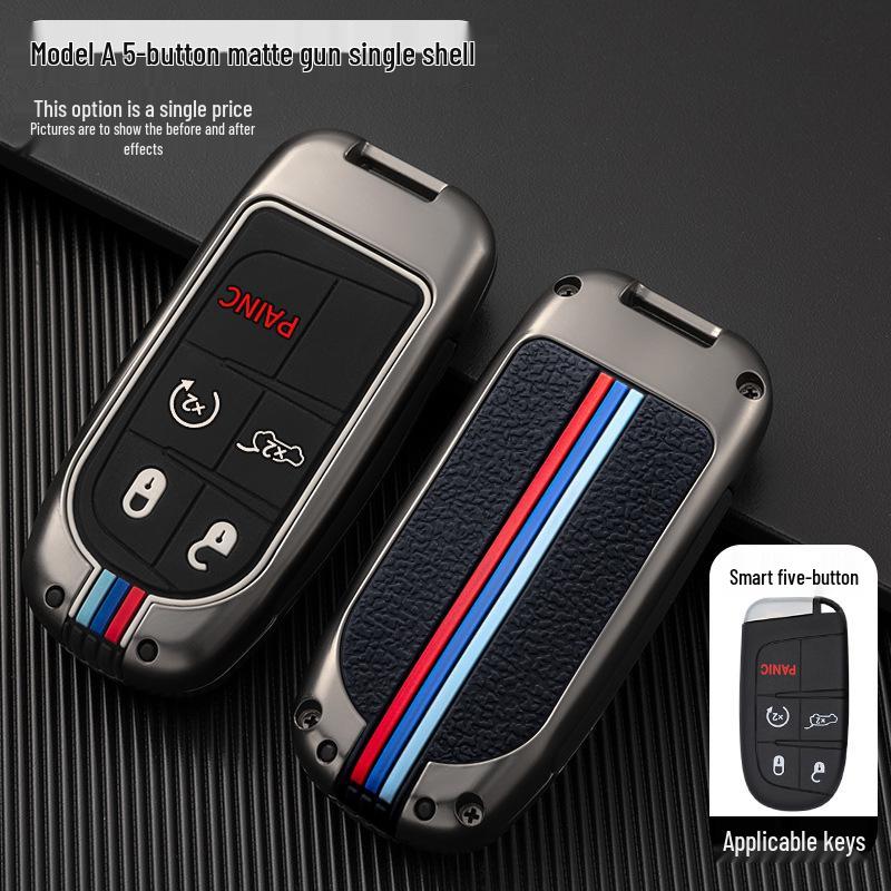 Чехол для ключа GAC Fiat Viaggio/Ottimo с металлической оболочкой и защитной пряжкой