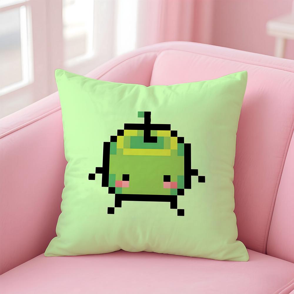 JJunimo Cushion Cover Pillow Case Soft Friendly Fabric Concealed Zipper