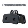 4Pair SemiMetallic Bicycles Bikes Disc Brake Pad Universals Mountain Bikes Brake Pad Replacement Cyclings Brake Pad