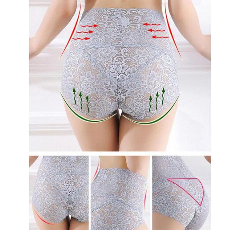 Women Lace High Waist Brief Panties Thong High Waist Knicker Underwear Sexy Lingerie Lace Panties