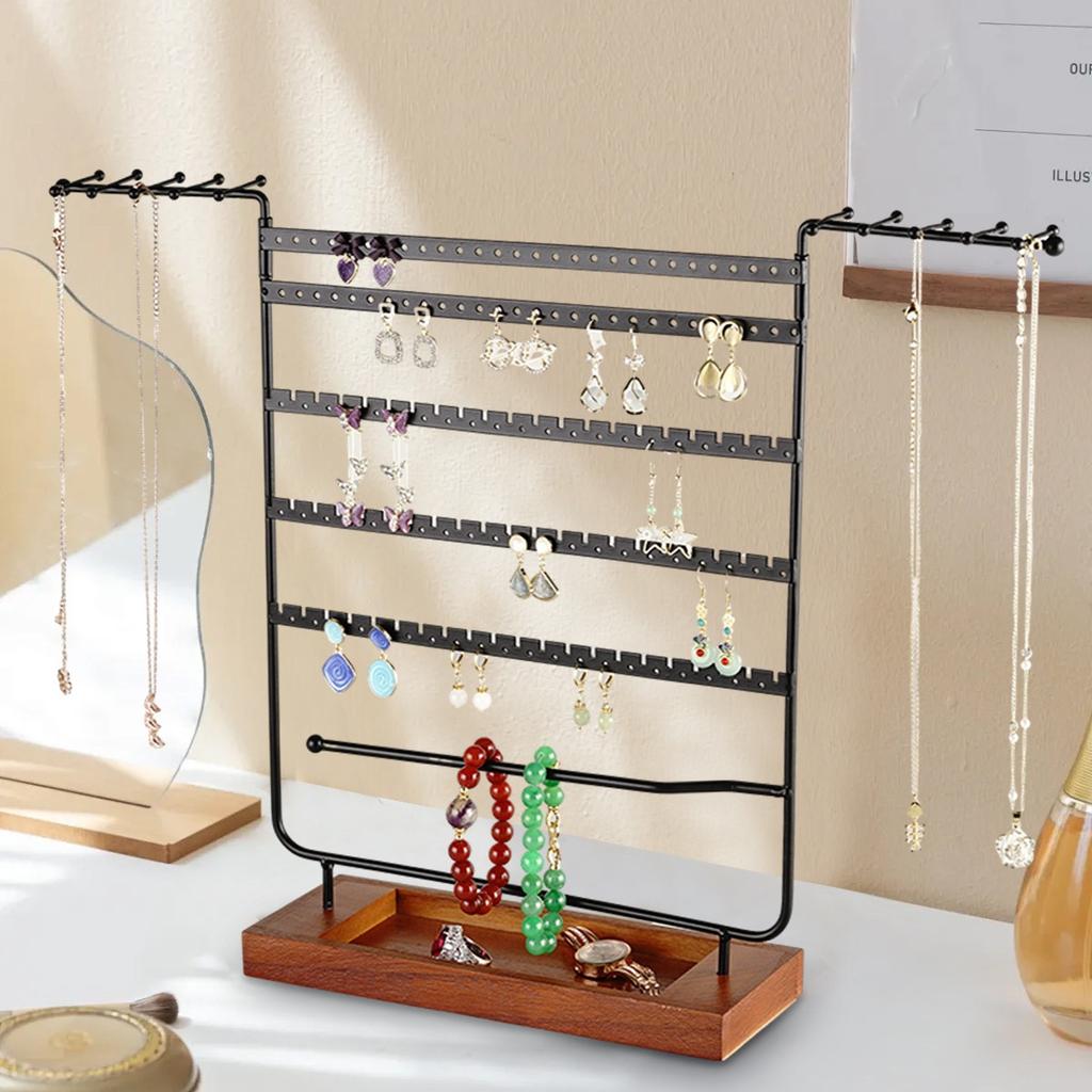Новая подвесная стойка для ювелирных изделий для ожерелий Съемная стойка для хранения ювелирных изделий Серьги Браслеты Стойка для хранения ювелирных изделий