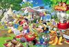 Tenyo [Made In Japan] 1000 Piece Jigsaw Puzzle Disney Everyone Auto Camping (51x73.5cm) D-1000-026 Comes with Glue and Spatula Service Card Included