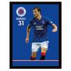 Rangers FC Barisic Crest Paper Print