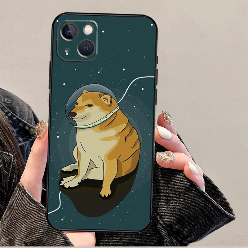 Doge Meme Kabosu Cute Funny Phone Case For iPhone 17 Pro Max 14 11 15 16 Pro Max 13 12 mini 16 Plus 16e 17 Air Cover