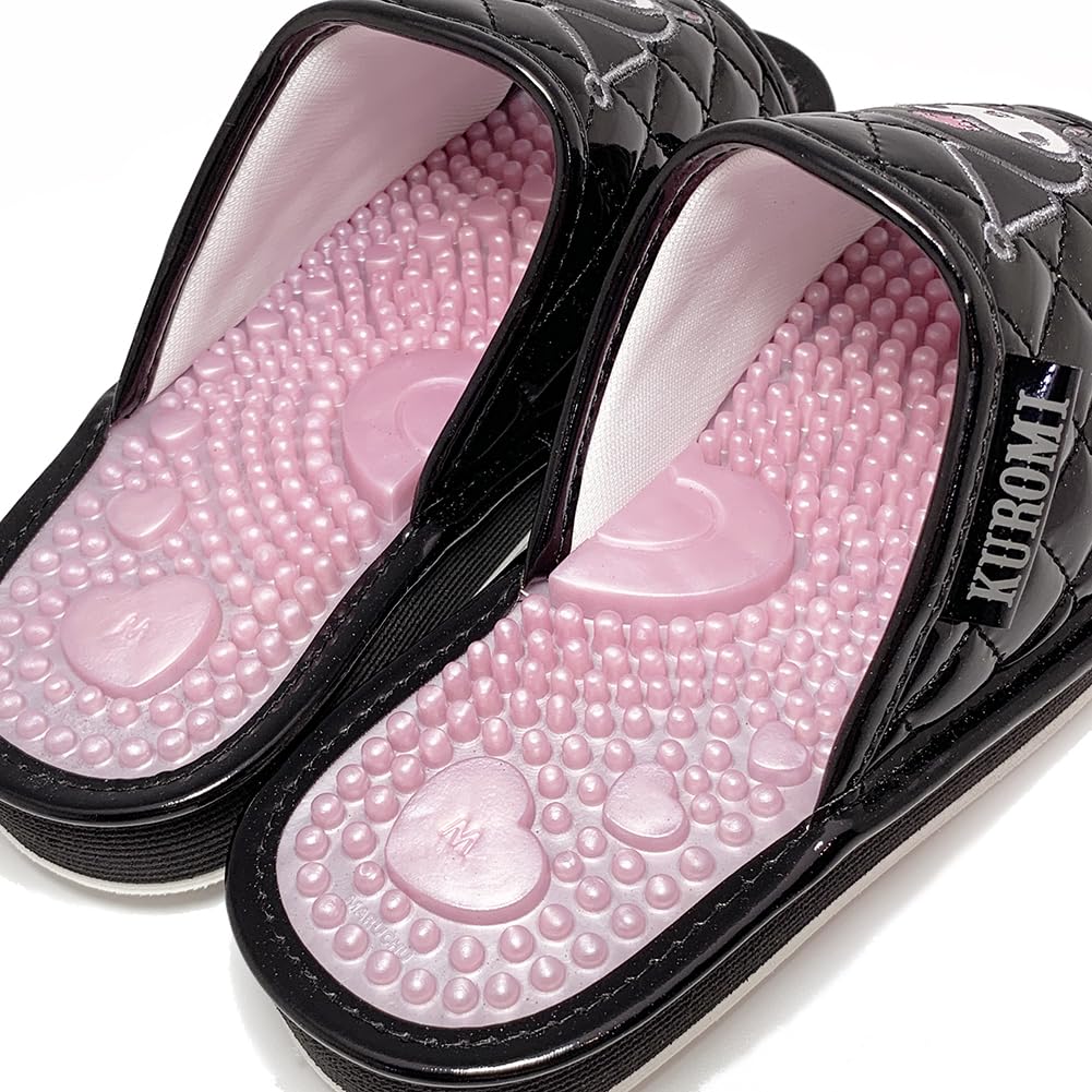 Японские оздоровительные сандалии-стеганые одеяла SAHS007 [Sanrio] (Черный Куроми, 24,0 см)