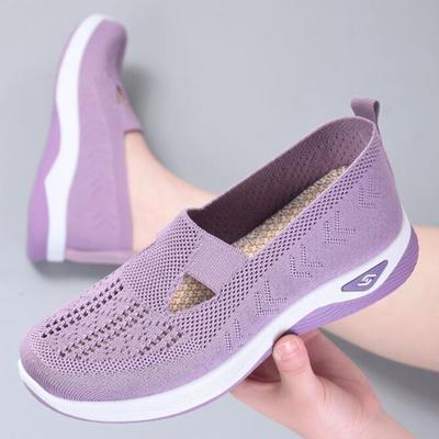 2024 летняя новая удобная повседневная женская обувь, модная дышащая обувь на мягкой подошве на плоской подошве для женщин, Zapatos De Mujer