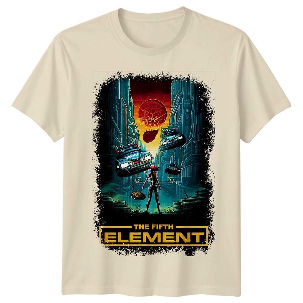 The Fifth Eleunisext 1997 Movie Poster Inspired Tshirt Retro Classic Tee Unisex