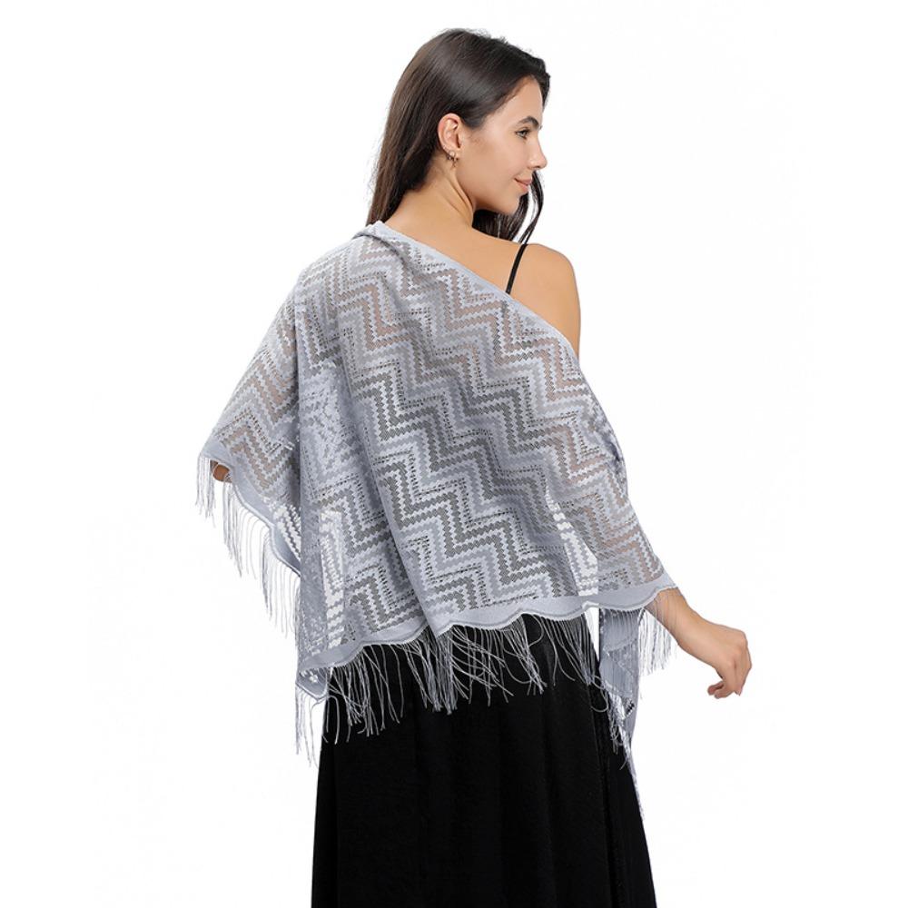 Triangle Scarf Pure Color Lady Cape Wraps Fashion Evening Dresses Shawl