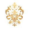 Golden Pattern Decorative Toilet Wall Sticker For Bathroom Decor Wall Decor Adhesive Wallpaper Toilet Decoration Wc Accessories