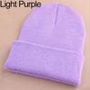 Beauty Beanie Knit Ski Hip-Hop Winter Warm Elastic Wool Yarn Cuff Hat