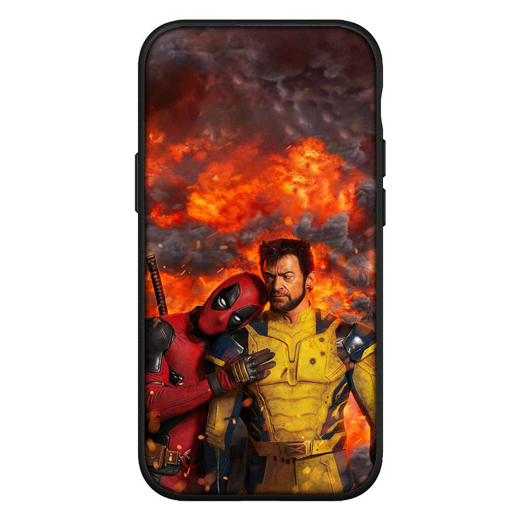 Чехол для iPhone 17 16 15 Xiaomi Poco Redmi Note 14 13 12 11 Pro Max 9 16e Samsung Galaxy S25 S24 S23 OPPO Huawei Чехол для телефона Дэдпул Комиксы Росомаха