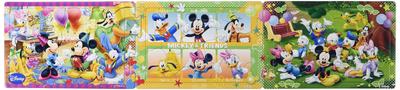 Панорамная головоломка «Шаг за шагом» для детей «Друзья Микки» 8+12+16 - и Друзья, Всех