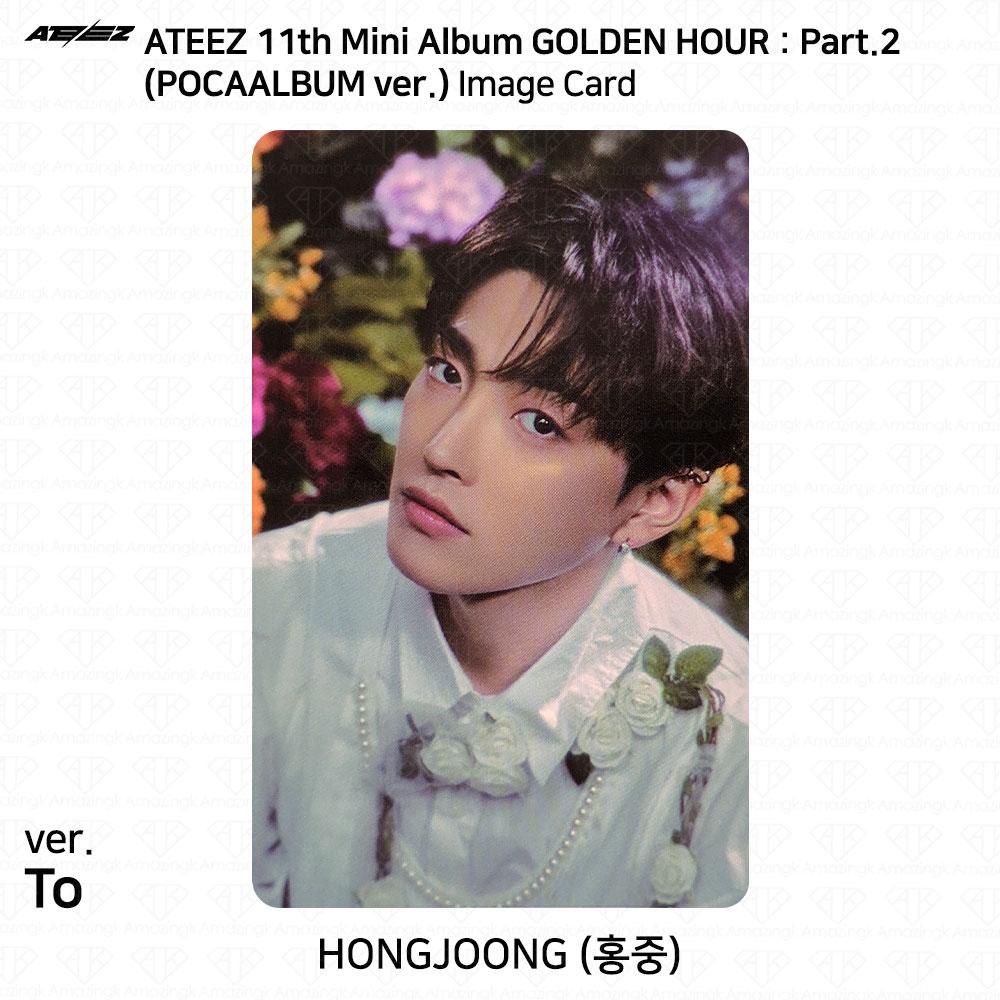 ATEEZ 11-й мини-альбом Golden Hour Часть 2 POCAALBUM Фотокарточка TO VER