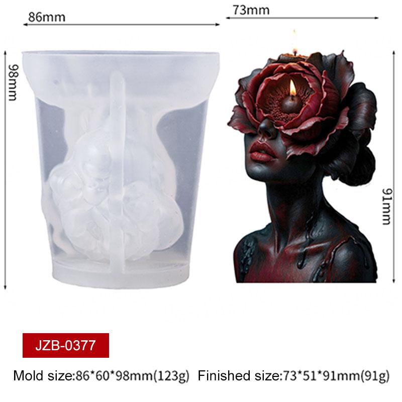 Xiaomi 3D Фигура Цветок Свеча Силиконовая Форма DIY Человеческое Тело Лицо Роза Пион Ручная Работа Ароматическое Мыло Воск Поделка Форма из Смолы Домашний Декор