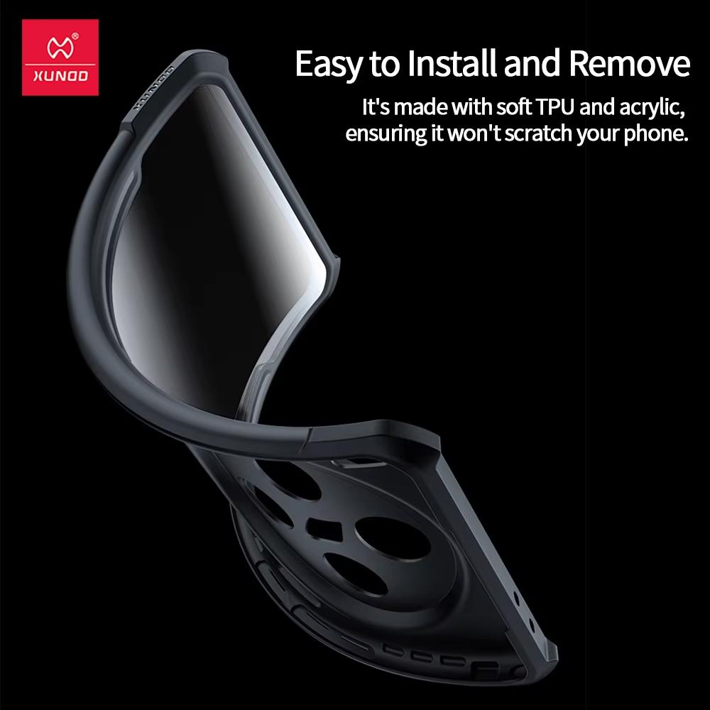 Для Vivo X200 Ultra X200 Pro Чехол XUNDD Ударопрочный Бампер Защитные Чехлы Прозрачная Накладка на Телефон Роскошный Чехол