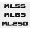 3D ML55 63 250 300 320 350 400 430 ABS Car Rear Trunk Badge Letter Sticker