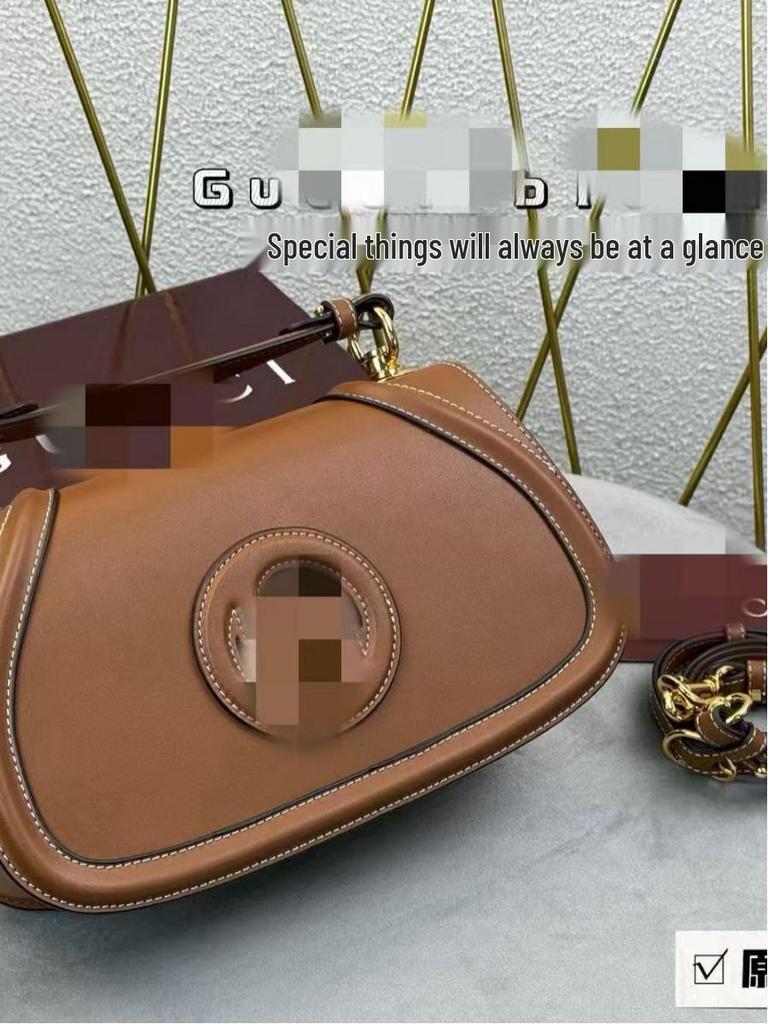 Модная женская сумка через плечо из коровьей кожи G Family - Трендовый стиль Zhu Zhu