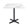 Table 70 X 70 Cm - Dina Model White Marble