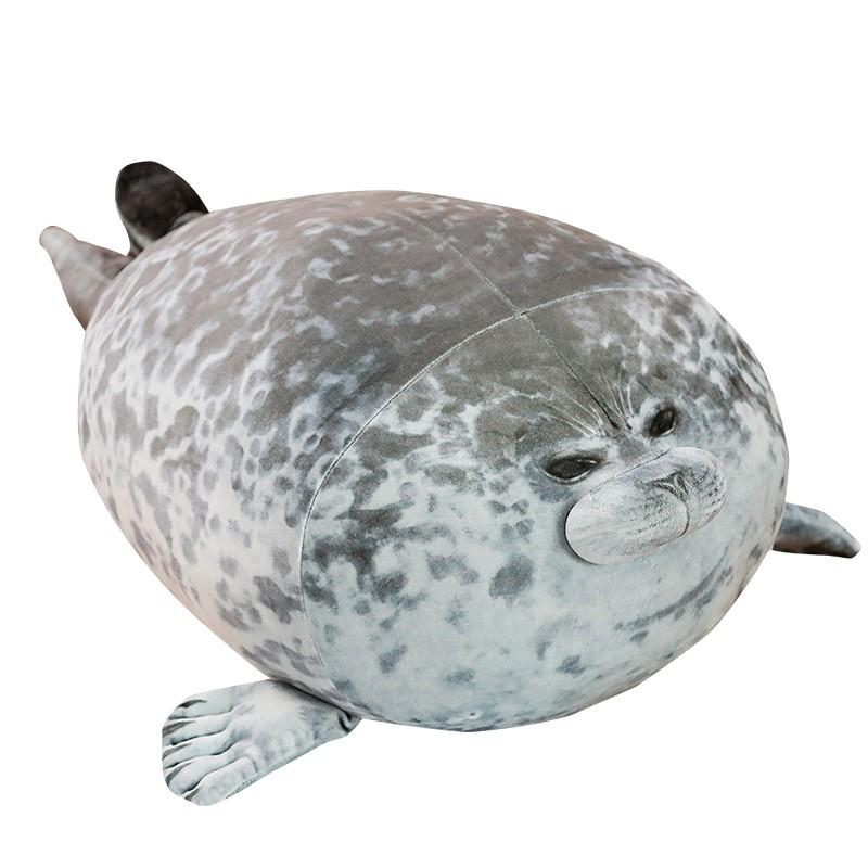 Новая подушка Angry Blob Seal Pubby 3d Novelty Sea Lion Doll Plush Stuffed Toy Baby Sleeping Throw Подушка Подарки Для Детей Девочек