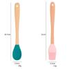 Пищевой силикон для приготовления масла, многоцветная мини-лопатка, крем для торта, масляная кисть, бамбуковая ручка, инструменты для выпечки, многоцелевые