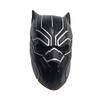 Black Panther Mask Black Silver Latex