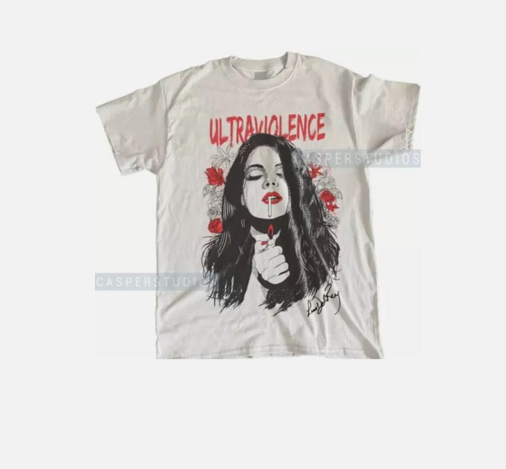 Футболка Lana Del Rey Ultraviolence, Винтажная футболка Lana Del Rey 90-х, Унисекс футболка