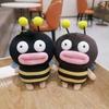 Творческий плюшевый кукла-сосиска в виде пчелы, мультяшные животные, брелок для ключей в виде пчелы, милый плюшевый маленький кулон, плюшевая кукла, сумка, кулон, подарок