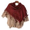 Women's Lightweight Cashmere Tassel Scarf - Fine Spun Solid Color Shawl