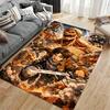 "Attack on Titan Anime Carpet - Action Scene with Titans and Heroes" Suitable for use as an anti-slip for living room bedroom sofas