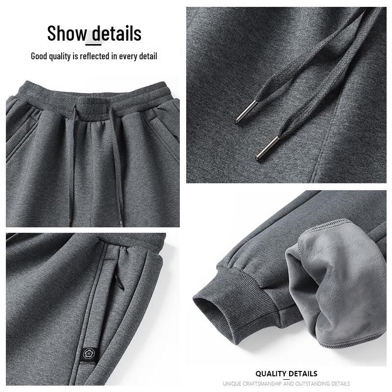 MIIOW Мужские зимние джоггеры с флисовой подкладкой