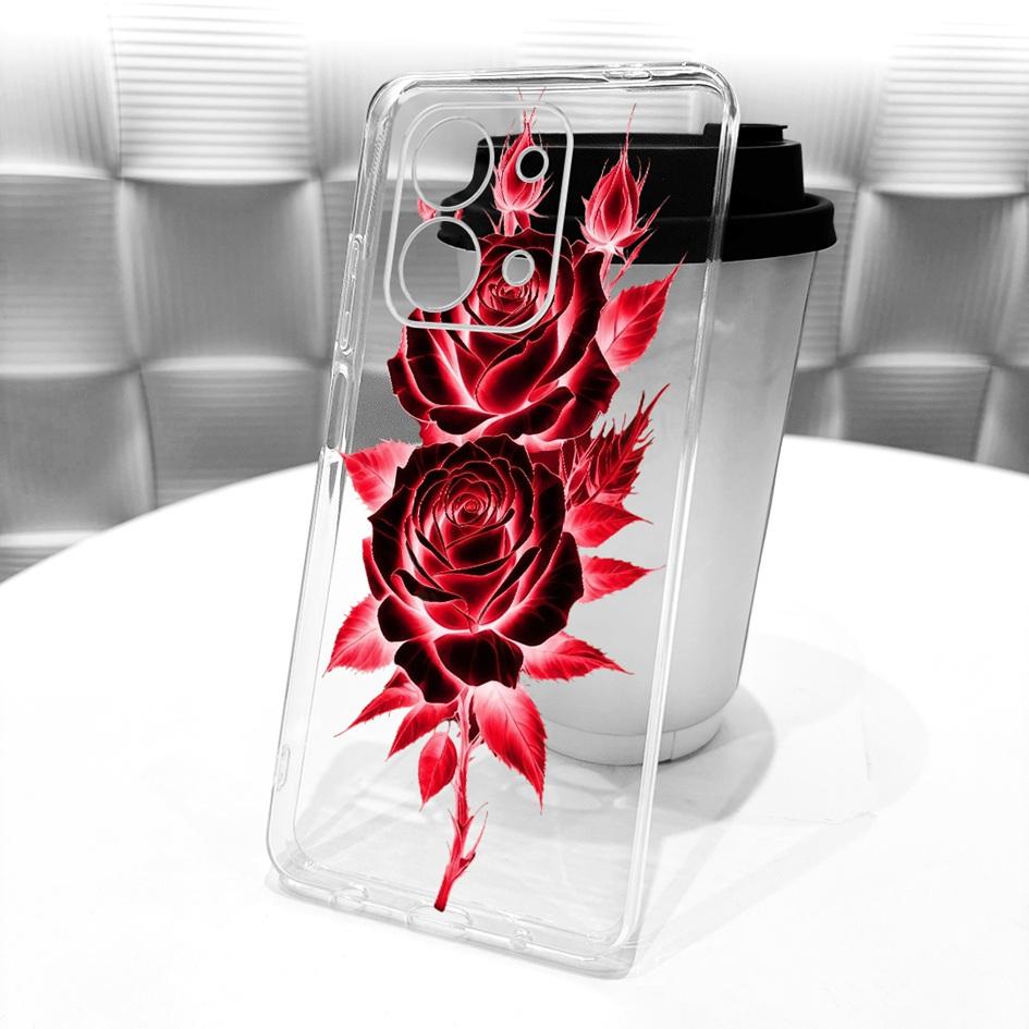 For Cover Xiaomi Redmi 15C 5G Global Phone Case Fashion Dragon Butterfly Soft Clear Cover For Redmi15C Poco C85 5G Europe Bumper