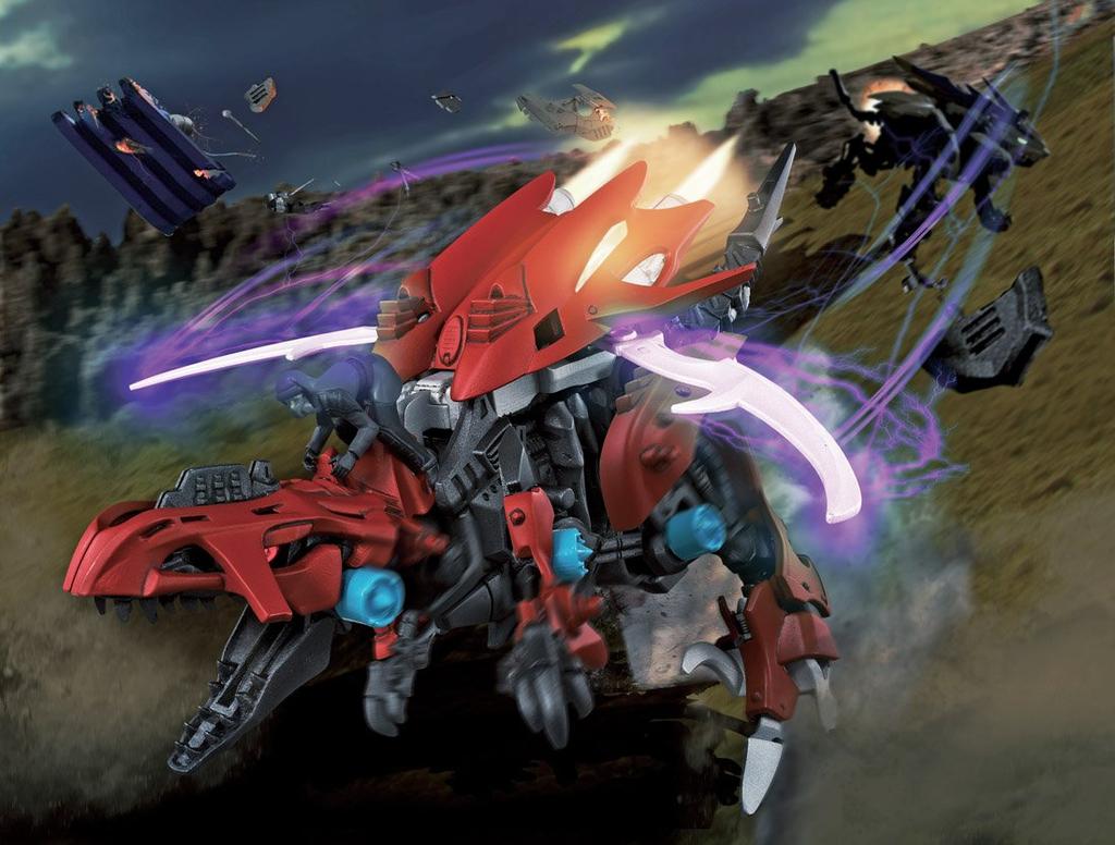 ZOIDS Zoids Wild ZW02 Гилраптор