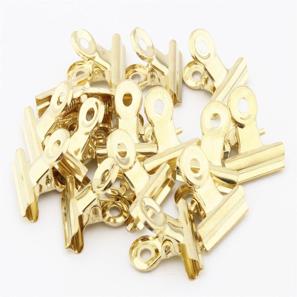 Stationery Memo Clip School Office Supplies Paper Clips Binder Clip Round Metal Clamp Ticket Clamp