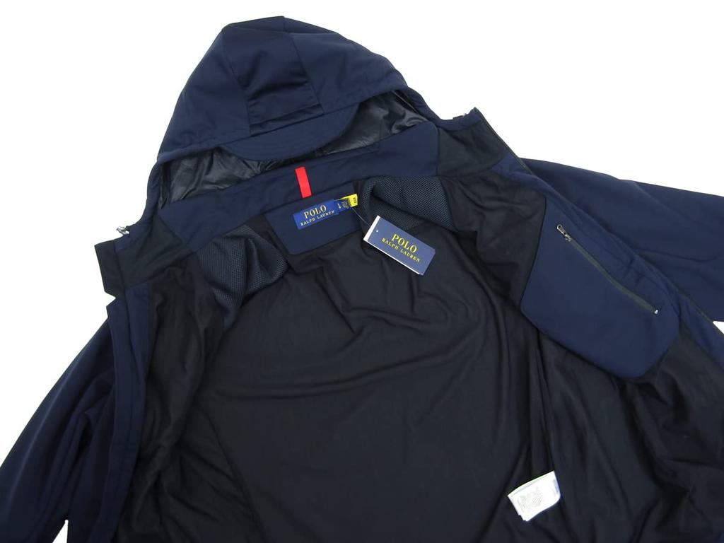 POLO RALPH LAUREN Softshell Windbreaker Size 0101946 Men's Jacket/Hoodie, L, Navy,