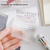 Прозрачные Водонепроницаемые ПЭТ Стикеры-Заметки Ежедневник Дела Канцелярские Товары 50 Листов Блокнот Офисные Канцелярские Товары
