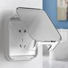 Waterproof Electric Plug Cover Transparent Switch Waterproof Cover Socket Protector  for Bathroom