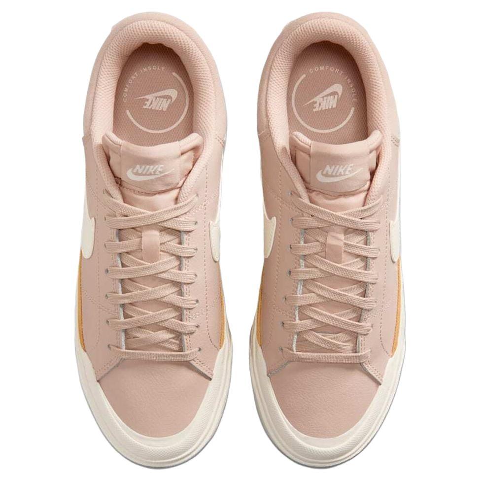Nike Кроссовки женские Court Legacy Lift Shimmer Pale Ivory Коричневый Пыльца Мел DM7590-202