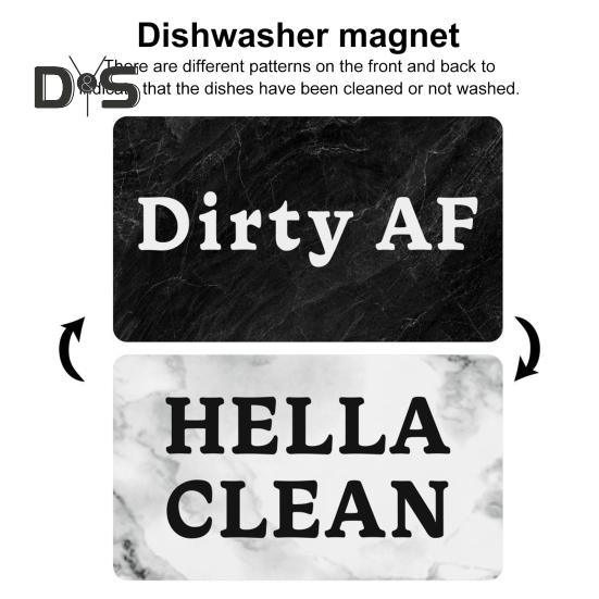 2 шт. грязно-чистый магнит для посудомоечной машины посудомоечная машина грязно-чистый магнитный индикатор акриловый знак украшение для кухни холодильника