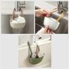 Kitchen Accessories Sink Hanging Strainer Basket Non Perforated Hang Drain Basket Kitchen Sink Holder Hanging Drain Basket Bag