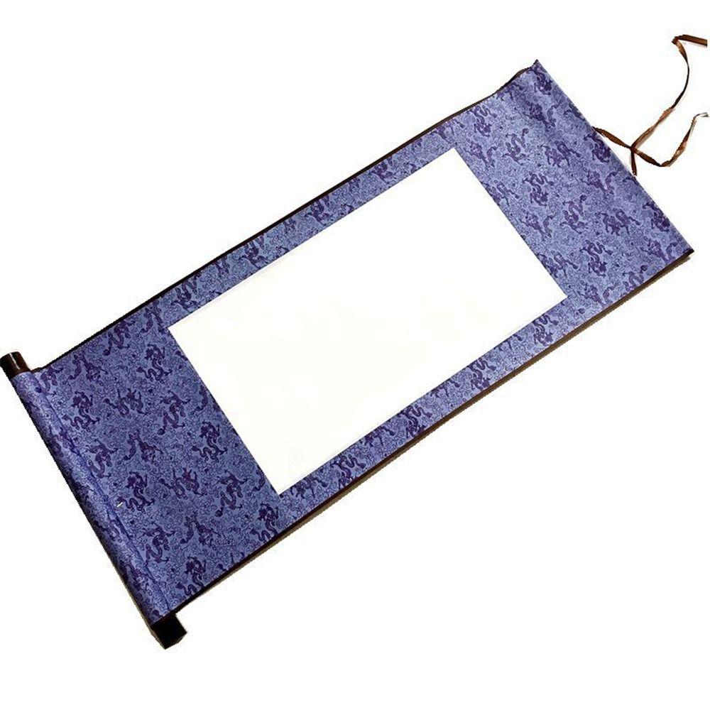 Gifts Rice paper Calligraphy Mounting Blank Hanging Scroll Painting Scroll Drawing Canvas Scrolls