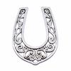 1Pieces 50x39mm Oversized Hollow Horseshoe Charms Antique Silver Color Making Jewelry Brand: WYISYWG